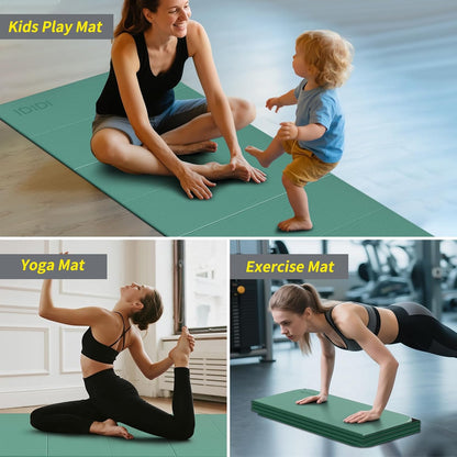 Foldable Yoga Mat Extra Large 74"×31.5"