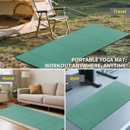 Foldable Yoga Mat Extra Large 74"×31.5"