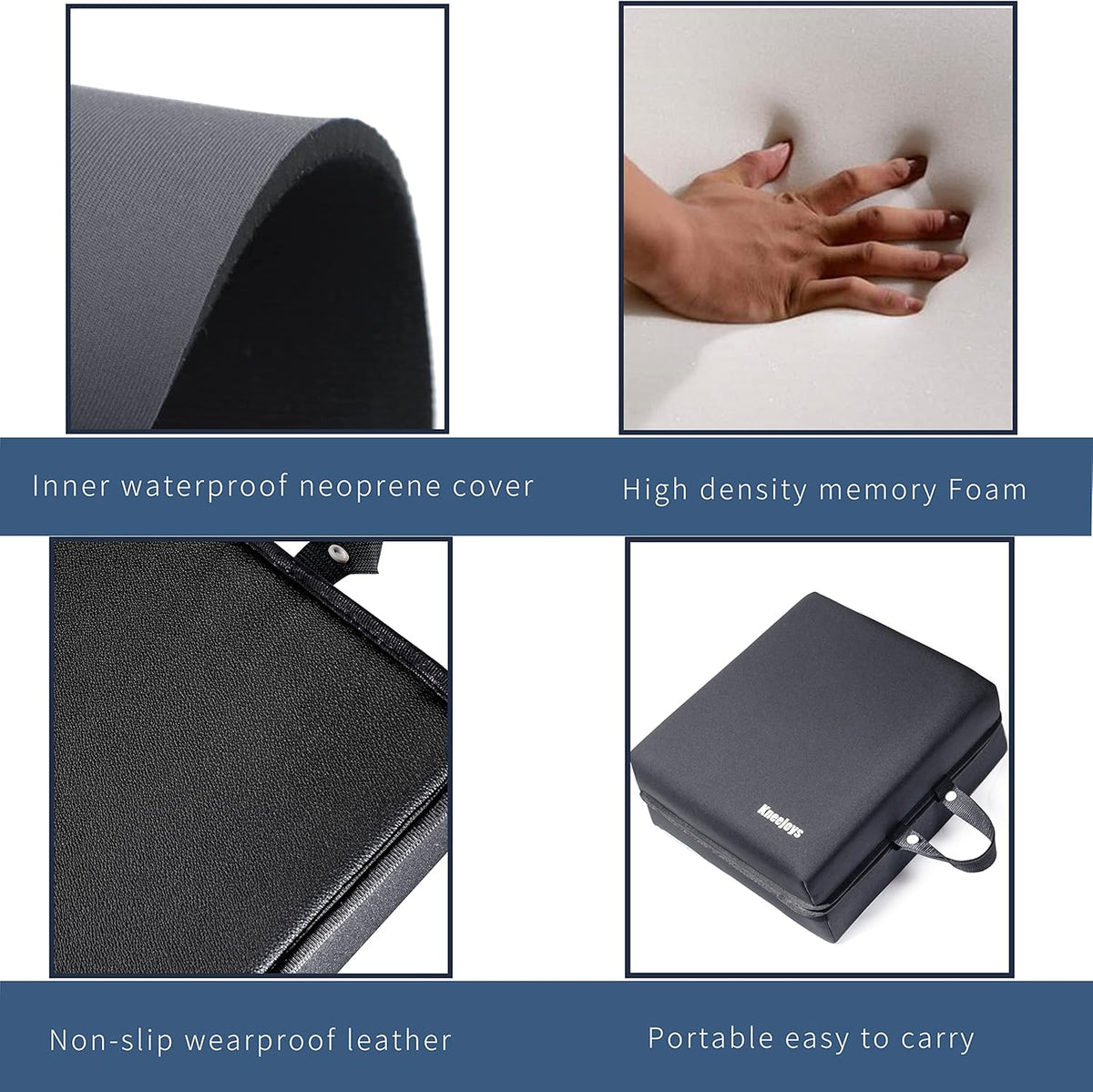 Knee Pads for Men Women Garden Kneeling Pads Extra Thick Knee Pads Memory Foam Kneeling Pad for Bathing Yoga Knee Cushion Foam Kneeling Pad Garden Pads for Kneeling Knee Cushions for Kneeling