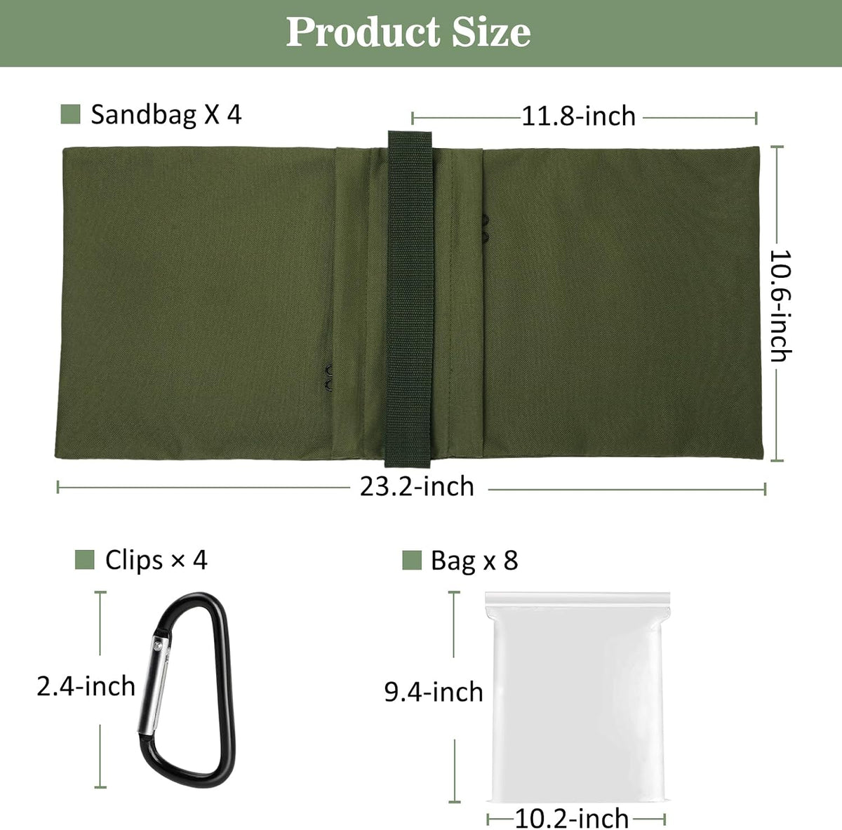 4 Packs Sandbags Weight Bags for Light Stand Photography Video Equipment, Heavy Duty Saddlebag for Backdrop Stand, Photo Tripod, Canopy, Pop up Tent, Umbrella Base, Fishing Chair, Picnic Table