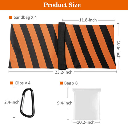 4 Packs Sandbags Weight Bags for Light Stand Photography Video Equipment, Heavy Duty Saddlebag for Backdrop Stand, Photo Tripod, Canopy, Pop up Tent, Umbrella Base, Fishing Chair, Picnic Table