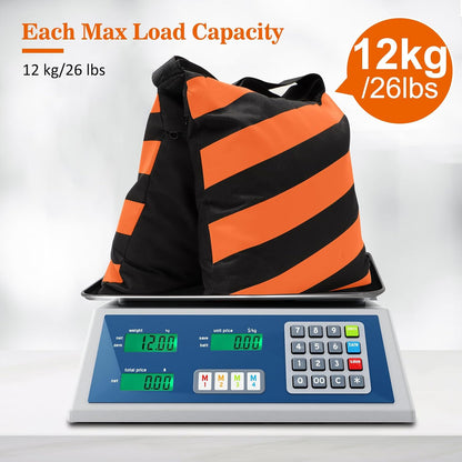 4 Packs Sandbags Weight Bags for Light Stand Photography Video Equipment, Heavy Duty Saddlebag for Backdrop Stand, Photo Tripod, Canopy, Pop up Tent, Umbrella Base, Fishing Chair, Picnic Table