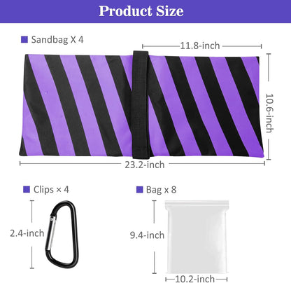 4 Packs Sandbags Weight Bags for Light Stand Photography Video Equipment, Heavy Duty Saddlebag for Backdrop Stand, Photo Tripod, Canopy, Pop up Tent, Umbrella Base, Fishing Chair, Picnic Table