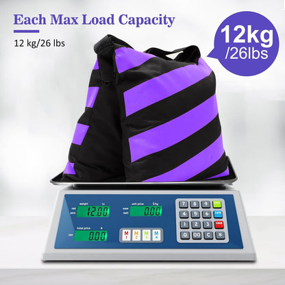 4 Packs Sandbags Weight Bags for Light Stand Photography Video Equipment, Heavy Duty Saddlebag for Backdrop Stand, Photo Tripod, Canopy, Pop up Tent, Umbrella Base, Fishing Chair, Picnic Table