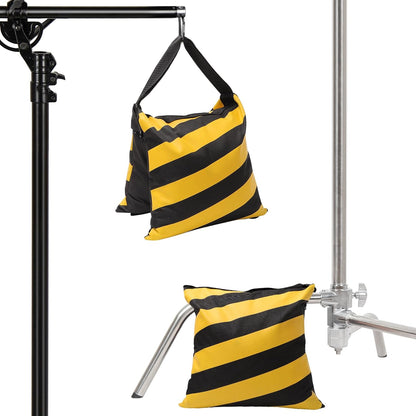 4 Packs Sandbags Weight Bags for Light Stand Photography Video Equipment, Heavy Duty Saddlebag for Backdrop Stand, Photo Tripod, Canopy, Pop up Tent, Umbrella Base, Fishing Chair, Picnic Table