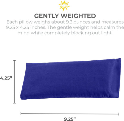 4 Pack Scented Sateen Eye Pillows, Assorted with Lavender Oil