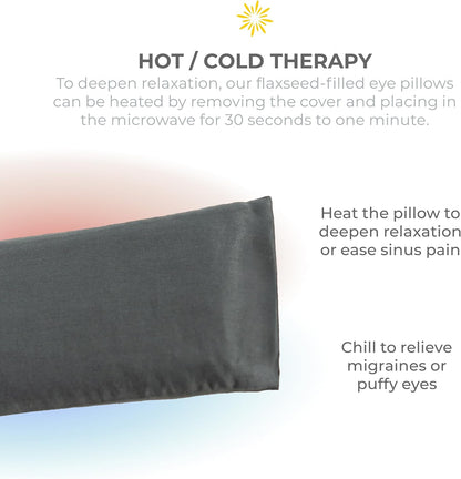 4 Pack Scented Sateen Eye Pillows, Assorted with Lavender Oil