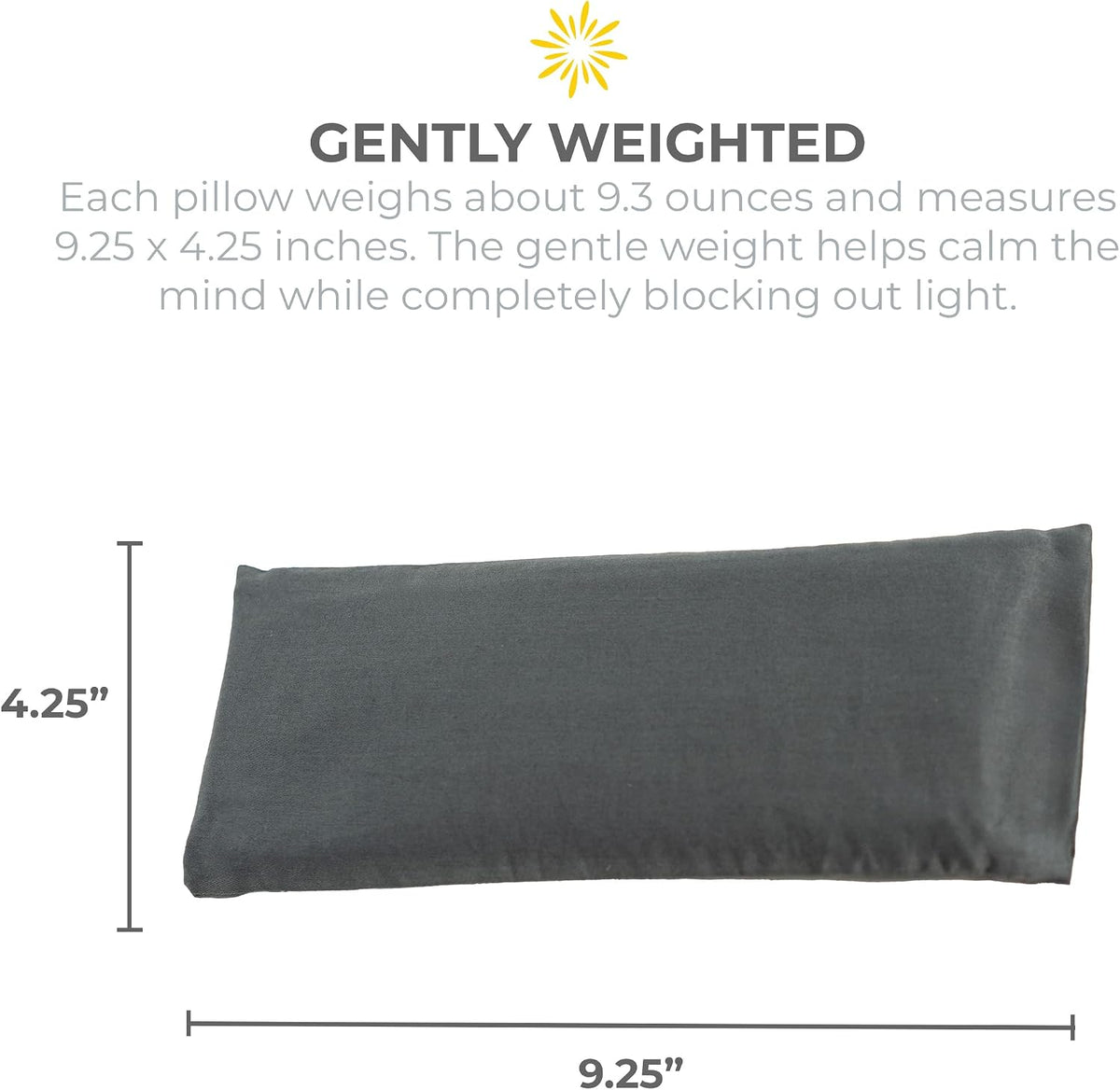 4 Pack Scented Sateen Eye Pillows, Assorted with Lavender Oil