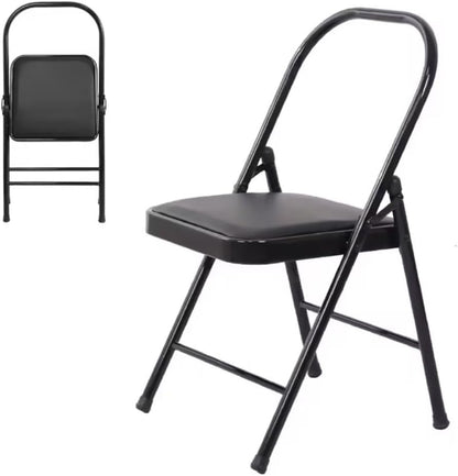 Yoga Chairs,Iyengar Yoga Chair,Yoga Inversion Chair,Pune Yoga Chair Metal Yoga Chair,Yoga Assist Chair,Senior Yoga Chair 2 Bar,Black