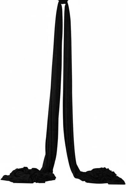 Houseables Aerial Silks, Yoga Swing, Aerial Yoga Hammock, Ariel Silk, Gymnastics Swing, Acrobatics Equipment, For Home, Indoor, Outdoor, Arial Setup, Rig, Sling, Portable