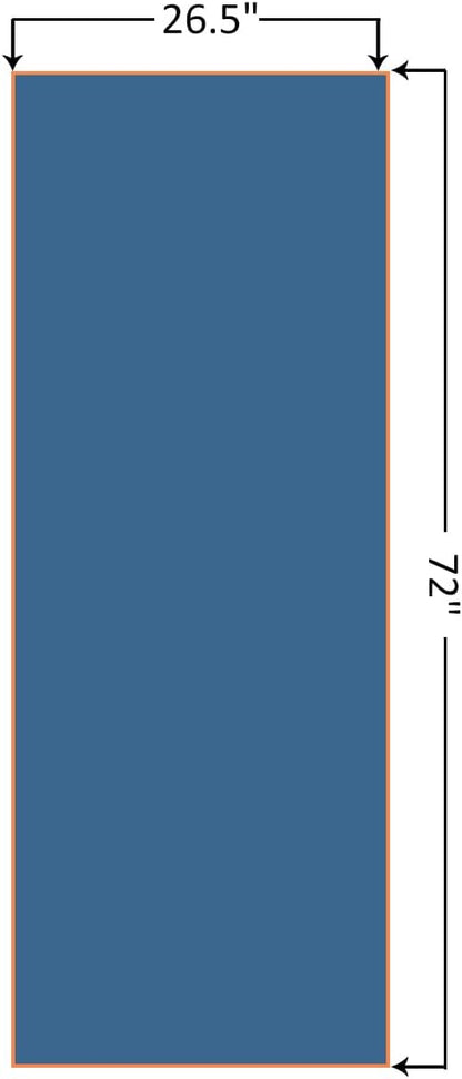 Eunzel Hot Yoga Towel Non-Slip Yoga Mat Towel Ultra-Absorbent Microfiber Towel for Hot Yoga, Pilates，Bikram and Workout 26.5"x 72"