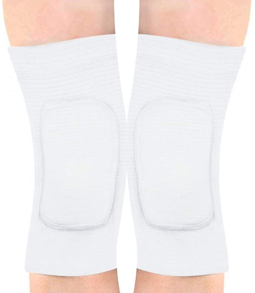 JUMISEE Kids Knee Pad, Anti-Slip Padded Sponge Knee Brace Breathable Flexible Elastic Knee Support for Football Volleyball Dance Skating Basketball Sports
