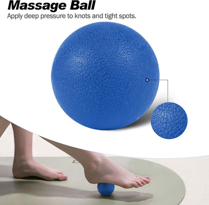 5 in 1 Foam Roller Set High Density Patented Foam Roller for Exercise