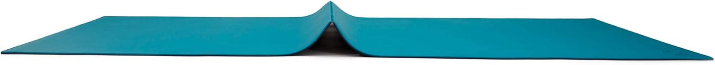 Koru Fold & Roll Yoga Mat - Patented Design, Cleaner Alternative to Traditional Yoga Mats, 6mm Thick, 7P Free, SGS Certified, 68" x 24"