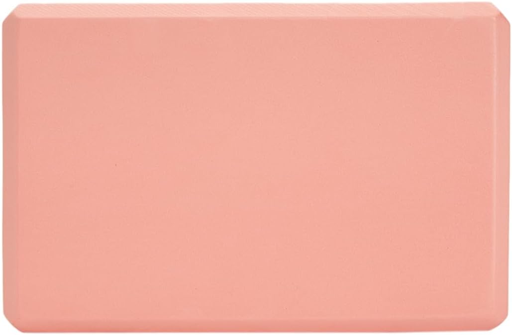 Everyday Yoga Premium Foam Block - Non-Slip High-Density Yoga Block for Balance, Stability & Stretching, EVA Foam Support, Multi Colors (Single Block)