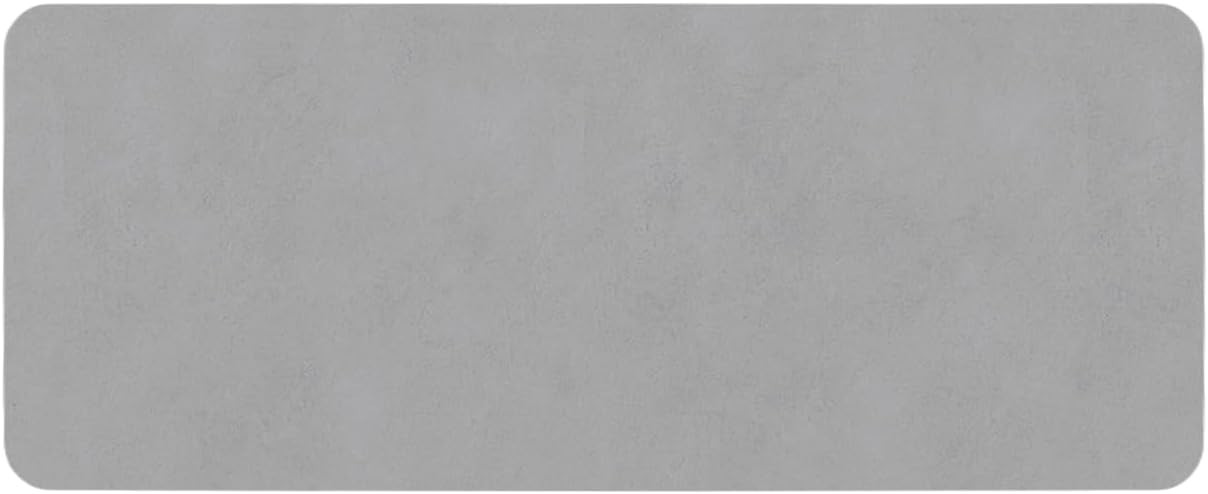 TYUU Bath Mat, Bathroom Rugs Non Slip Washable Thin Absorbent Quick Dry Bath Mat Fits Under Door Bathroom Floor Mat Perfect for Bath, Shower, or Sink 24"x36" Dark Grey