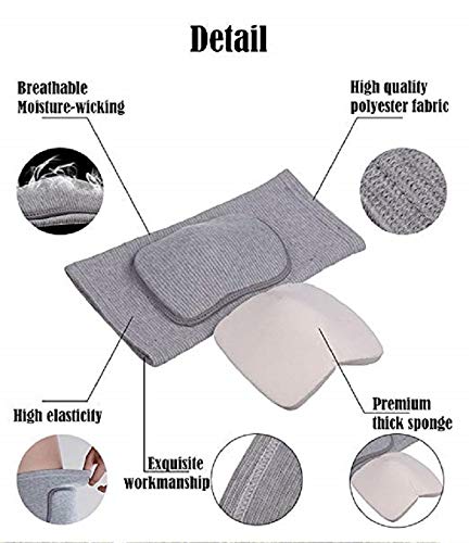 JUMISEE Kids Knee Pad, Anti-Slip Padded Sponge Knee Brace Breathable Flexible Elastic Knee Support for Football Volleyball Dance Skating Basketball Sports