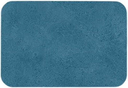 TYUU Bath Mat, Bathroom Rugs Non Slip Washable Thin Absorbent Quick Dry Bath Mat Fits Under Door Bathroom Floor Mat Perfect for Bath, Shower, or Sink 24"x36" Dark Grey