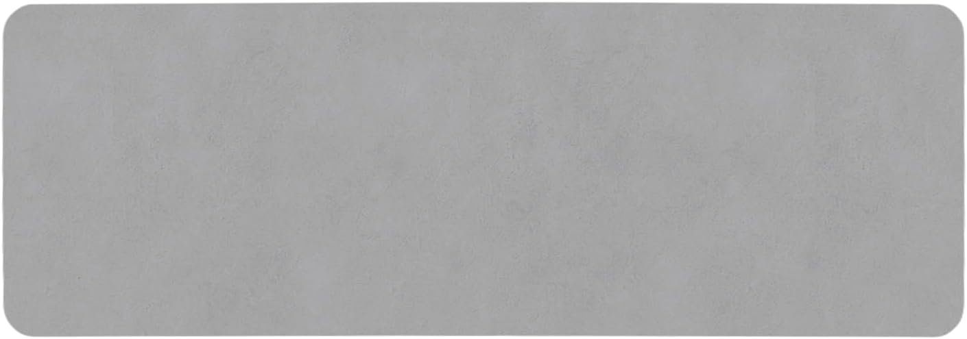 TYUU Bath Mat, Bathroom Rugs Non Slip Washable Thin Absorbent Quick Dry Bath Mat Fits Under Door Bathroom Floor Mat Perfect for Bath, Shower, or Sink 24"x36" Dark Grey
