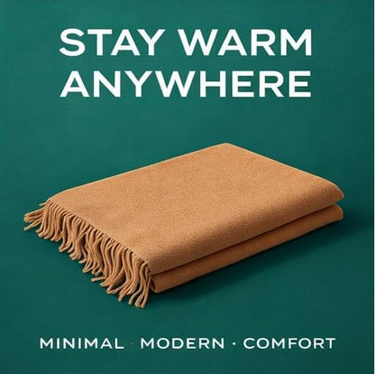 HANDTECHINIDA Tibetan Woolen shawl for Meditation Yoga Travel Champagne Nursing Pashmina Kashmiri Plus size Prayer Wrap
