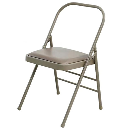 Backless Yoga Chair,Portable Folding Chair for Flexibility and Strength Training,Sturdy Frame,Foldable Design, High Load Capacity,Green-31.5in