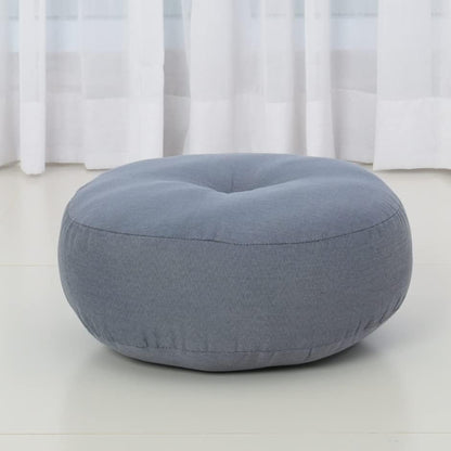 Leewadee Meditation Cushion Set – 1 Small Zafu Yoga Pillow and 1 Small Roll-Up Zabuton Mat Filled with Kapok