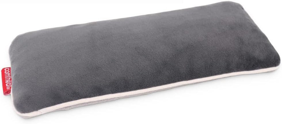 Unscented Weighted Eye Pillow for Yoga, Microwavable Moist Heat Eye Compress Mask with Washable Cover for Relaxation, Sleeping, Meditation, Yoga, Spa, Migraine Relief
