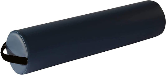 Therapist's Choice® Full Round Massage Table Bolster Pillow Cushion 6” R x 26” L (Black)