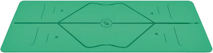 Liforme Travel Yoga mat – Patented Alignment System, Warrior-Like Grip, Non-Slip, Eco-Friendly, Ultra-Lightweight and Sweat Resistant, Made with Natural Rubber