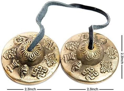 Tingsha Cymbals Bells Meditation Mindfulness Chime for Chakra Healing Spiritual Dharma Gifts Handcrafted