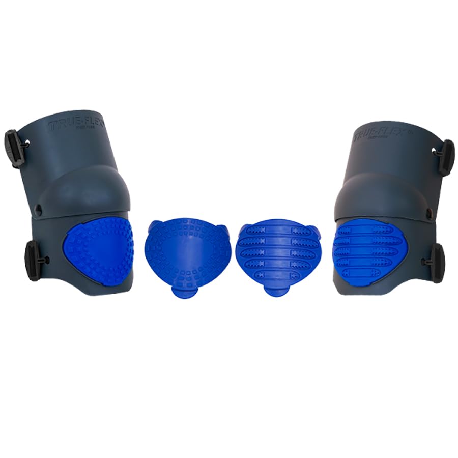 TSE Safety Trueflex GEL Knee Pads - Professional Knee pads-articulate mobility system, all-day confort GEL, Heavy Duty Work Knee Protection for Construction, Flooring & Roofing