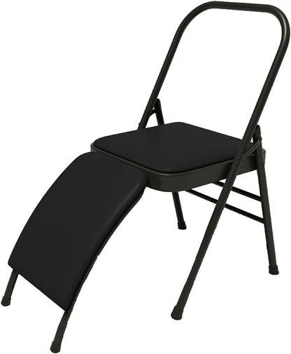 Yoga Assist Chair with Lumbar Support Professional Auxiliary Back Pain Relieving Strength Training for Home Garden(Color 5)
