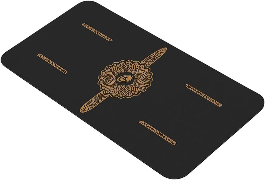 Liforme Yoga Pad - Patented Alignment System, Warrior-like Grip, Non-slip, Eco-friendly, 4.2mm Thick Pad for Knee, Elbow and Hand Support