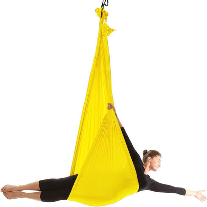 Deluxe Pilates & Yoga Flying Swing Aerial Hammock - Silk Fabric (5mx2.8m)