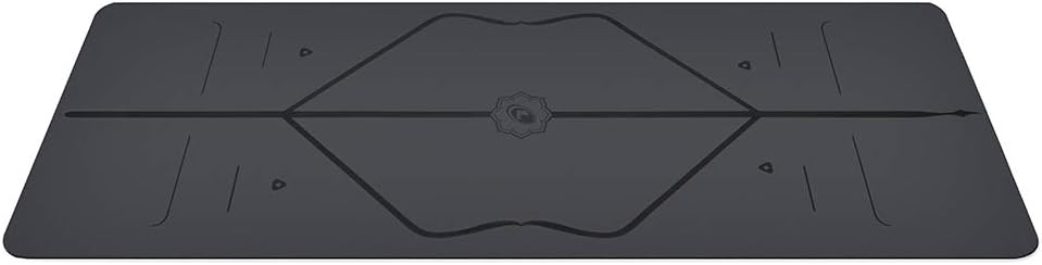 Liforme Travel Yoga mat – Patented Alignment System, Warrior-Like Grip, Non-Slip, Eco-Friendly, Ultra-Lightweight and Sweat Resistant, Made with Natural Rubber