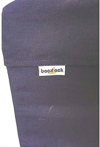 Original BackJack-Made in THE USA- Royal Cotton Fabric Lightweight Floor Seating Chair for Gaming, Families, Parents, Daycare, Back Support, Reading, Yoga, Meditation, Dorm, School