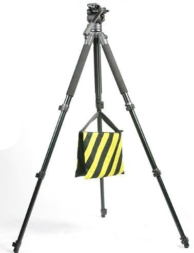 SANDBAG Sand Bag SADDLEBAG Design Weight Bags for Photo Video Studio Stand by Kaezi Photography (Yellow - 4 Pack)