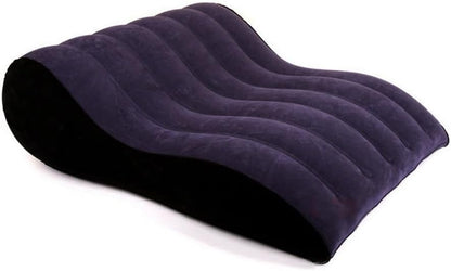 Inflatable Rocking Pillow, Bed Wedges & Body Positioners Pillow, Body Position Cushion, Surface Flocking for Sleeping Traveling Yoga (Breads Shape)