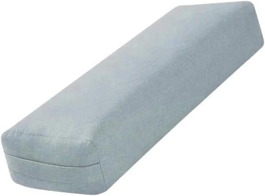 Gray|cn|Yoga Bolster Pillow Versatile Support Cushion with Carry Handle Poses Modification Meditation Yoga Prop for Restorative New 2025 High Reliable Electronic Component