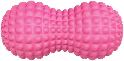 SELEWARE Peanut Massage Ball, Peanut Double Lacrosse Massage Roller Ball for Back Neck Shoulder Spine Legs Hips, Deep Tissue Peanut Roller Ball Trigger Point Muscle Massage Ball, Black