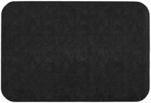 TYUU Bath Mat, Bathroom Rugs Non Slip Washable Thin Absorbent Quick Dry Bath Mat Fits Under Door Bathroom Floor Mat Perfect for Bath, Shower, or Sink 24"x36" Dark Grey