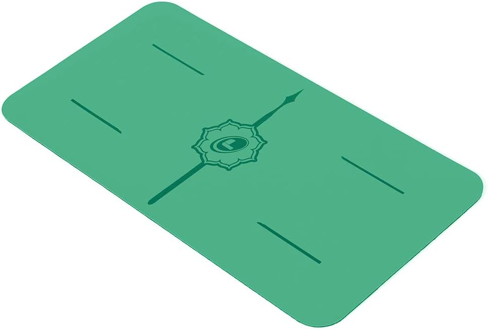 Liforme Yoga Pad - Patented Alignment System, Warrior-like Grip, Non-slip, Eco-friendly, 4.2mm Thick Pad for Knee, Elbow and Hand Support