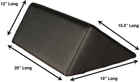 Therapist’s Choice® Triangle Massage Bolster Extra Large: 19" x 12" x 20" x 15.5" (Dark Blue)