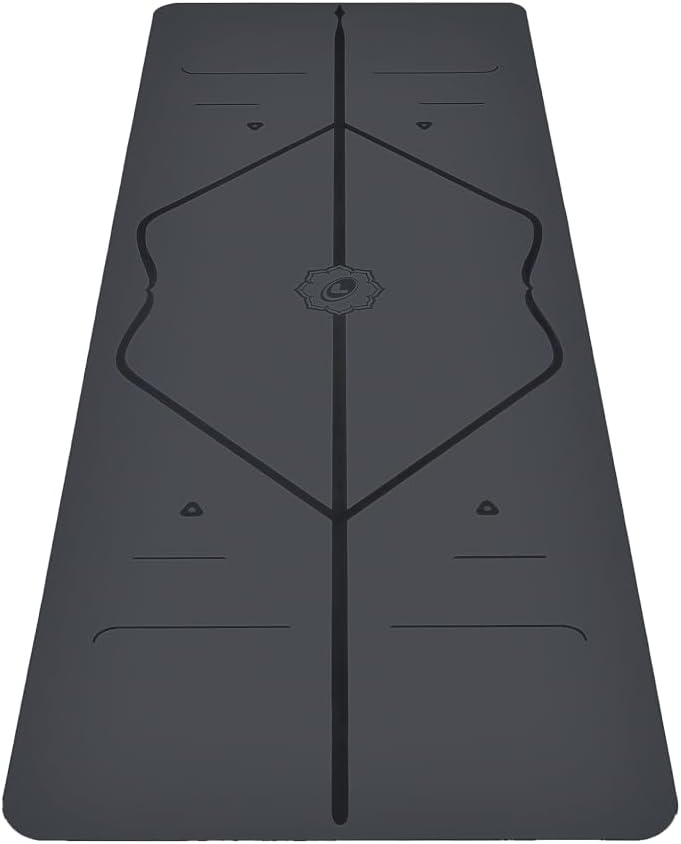 Liforme Travel Yoga mat – Patented Alignment System, Warrior-Like Grip, Non-Slip, Eco-Friendly, Ultra-Lightweight and Sweat Resistant, Made with Natural Rubber