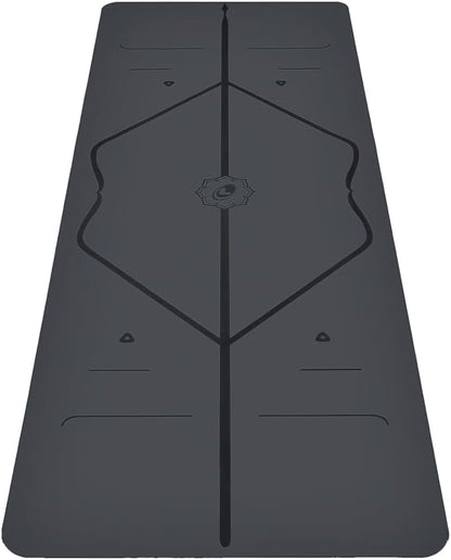 Liforme Travel Yoga mat – Patented Alignment System, Warrior-Like Grip, Non-Slip, Eco-Friendly, Ultra-Lightweight and Sweat Resistant, Made with Natural Rubber