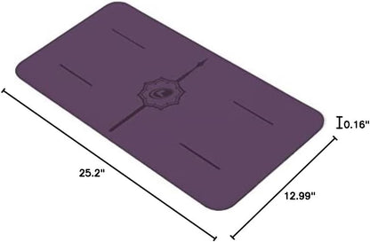 Liforme Yoga Pad - Patented Alignment System, Warrior-like Grip, Non-slip, Eco-friendly, 4.2mm Thick Pad for Knee, Elbow and Hand Support