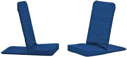 Original BackJack-Made in THE USA- Royal Cotton Fabric Lightweight Floor Seating Chair for Gaming, Families, Parents, Daycare, Back Support, Reading, Yoga, Meditation, Dorm, School