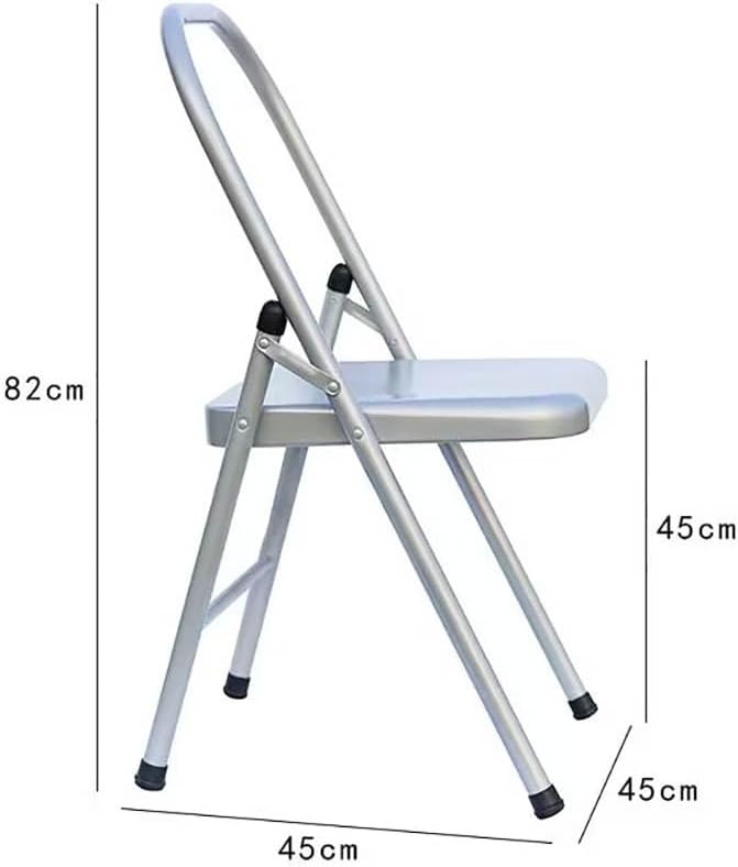 Iyengar Yoga Chair - Backless Chair for Yoga Practice-Metal Yoga Assist Chair for Deepening Yoga Practice,seat Height 45cm