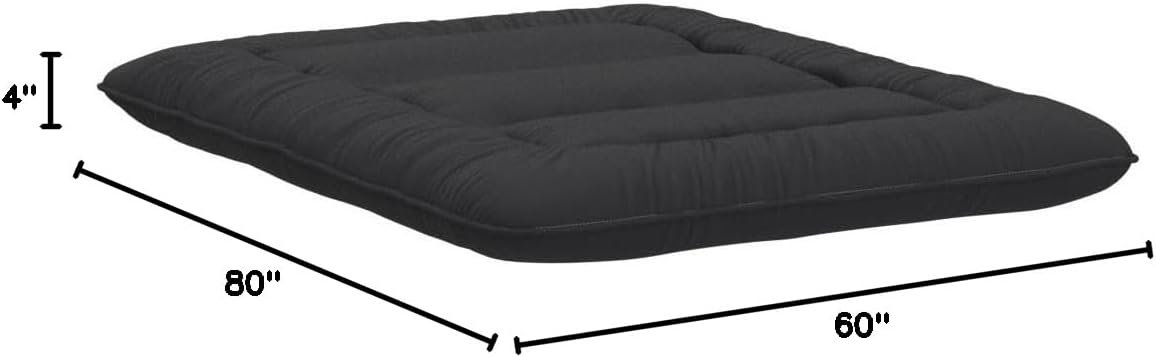 MAXYOYO Bohemian Retro Mattress Boho Floral Japanese Futon Mattress Tatami Floor Mat Foldable Portable Camping, Sleeping Pad, Lounger Couch Bed Full Size