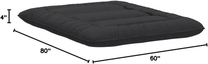 MAXYOYO Bohemian Retro Mattress Boho Floral Japanese Futon Mattress Tatami Floor Mat Foldable Portable Camping, Sleeping Pad, Lounger Couch Bed Full Size